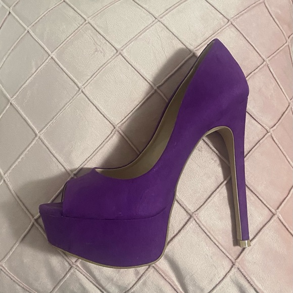 Steve Madden Toots Shoe - Purple - Picture 3 of 5